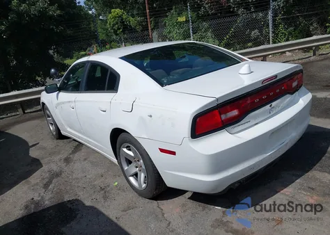 2014 Dodge Charger Police из США, поврежденный, VIN 2C3CDXAT8EH366704